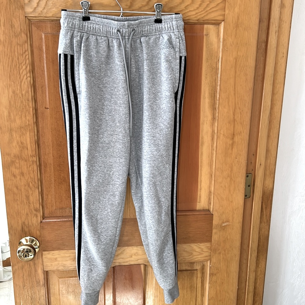 Adidas cuffed sweatpants.  Size XS.
